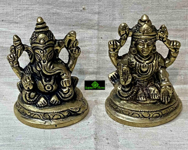 0365CRH- BRASS GANESH LAXMI ( PAIR )