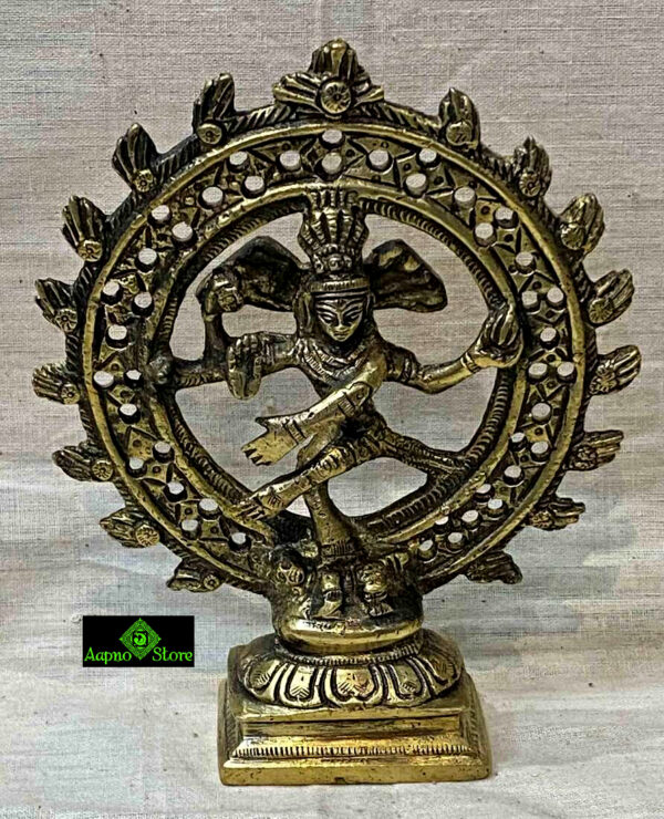 0425CRH- BRASS NATRAJ ( DANCING SHIVA )