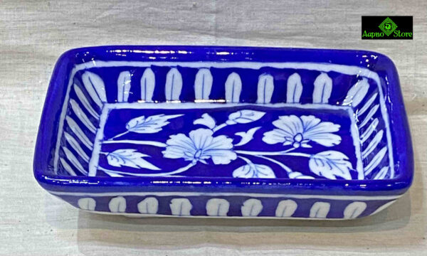 0131CRH- JAIPUR BLUE POTTERY TRAY