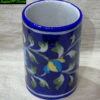 0134CRH- JAIPUR BLUE POTTERY PEN / SPOON HOLDER