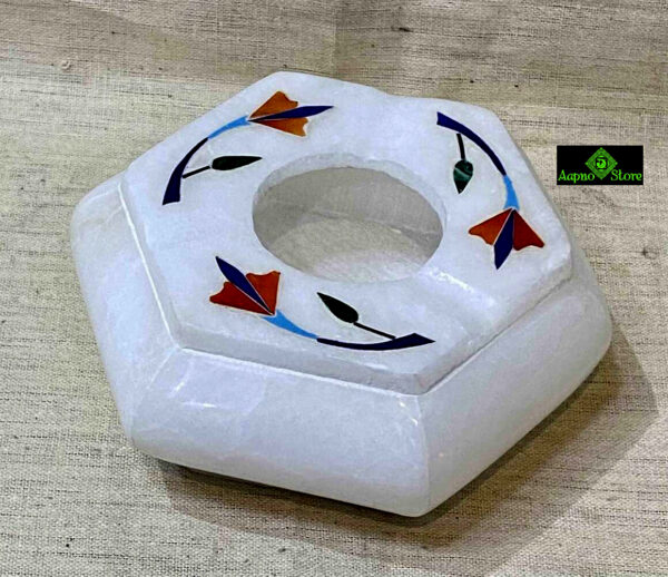 0539CRH- MARBLE INLAY ASH TRAY