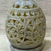 0583CRH- STONE TEA LIGHT OVAL